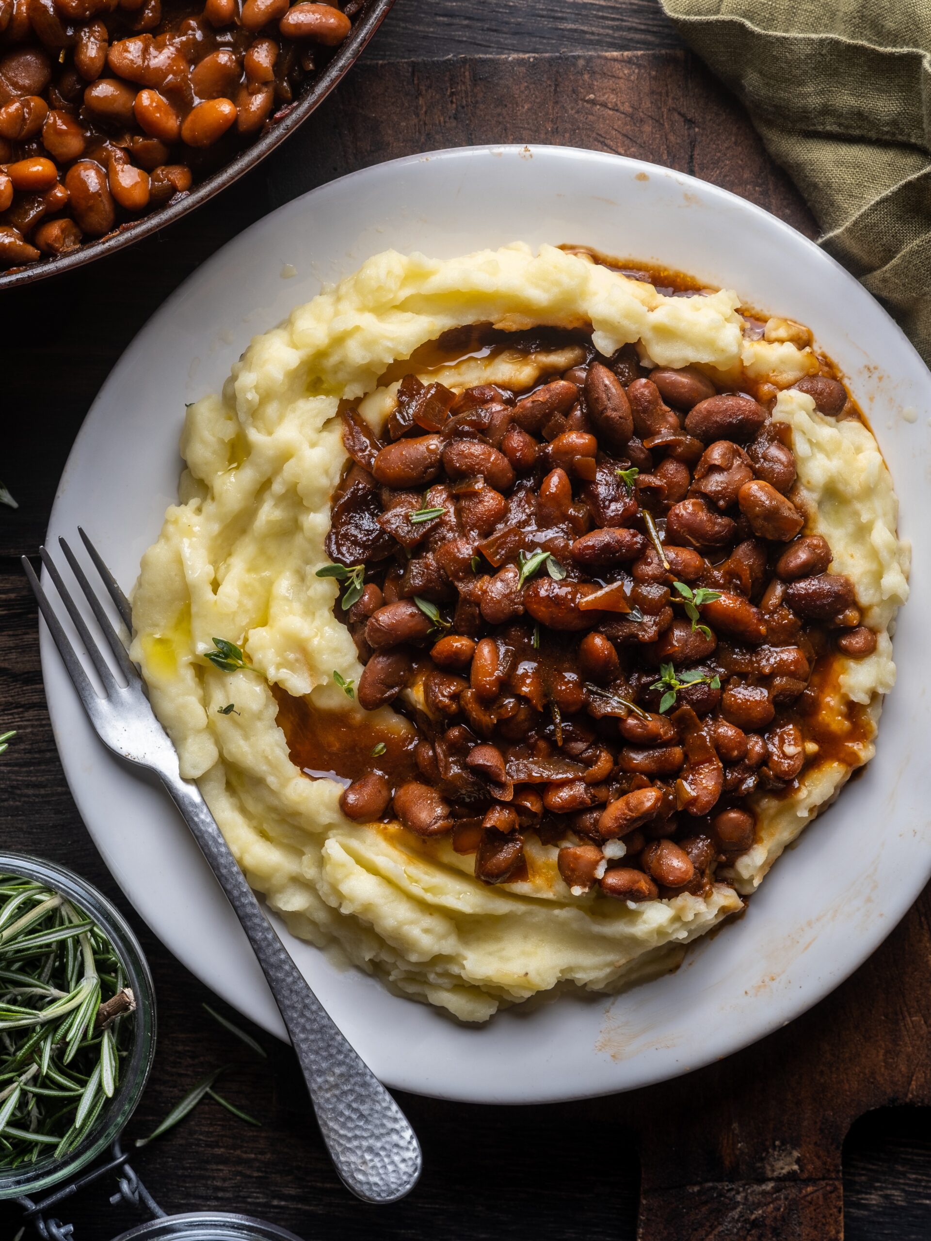 Apple Cider Baked Beans
