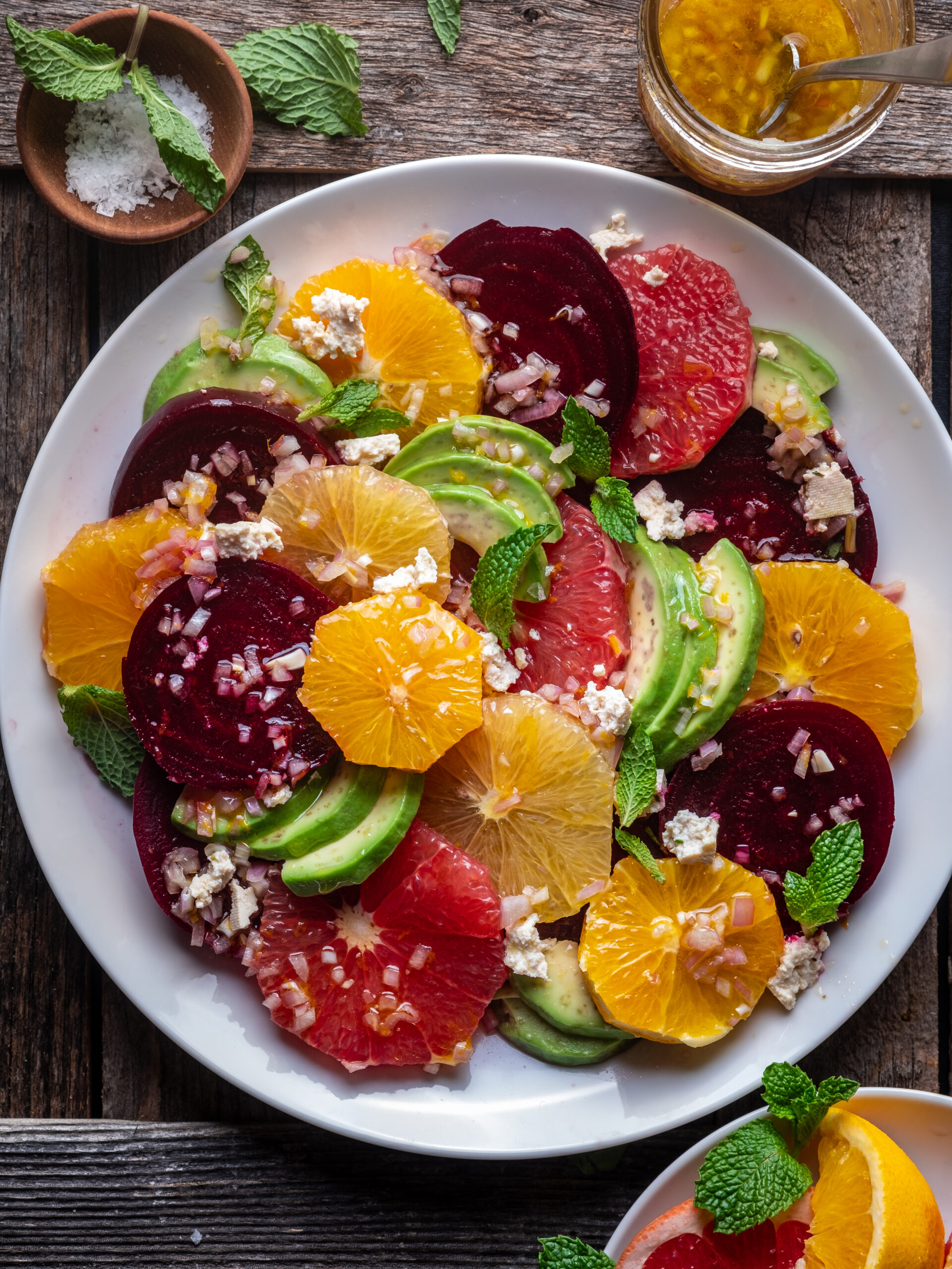 Roasted Beet Salad with Avocado and Citrus