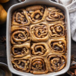 Spiced Pear Cinnamon Rolls