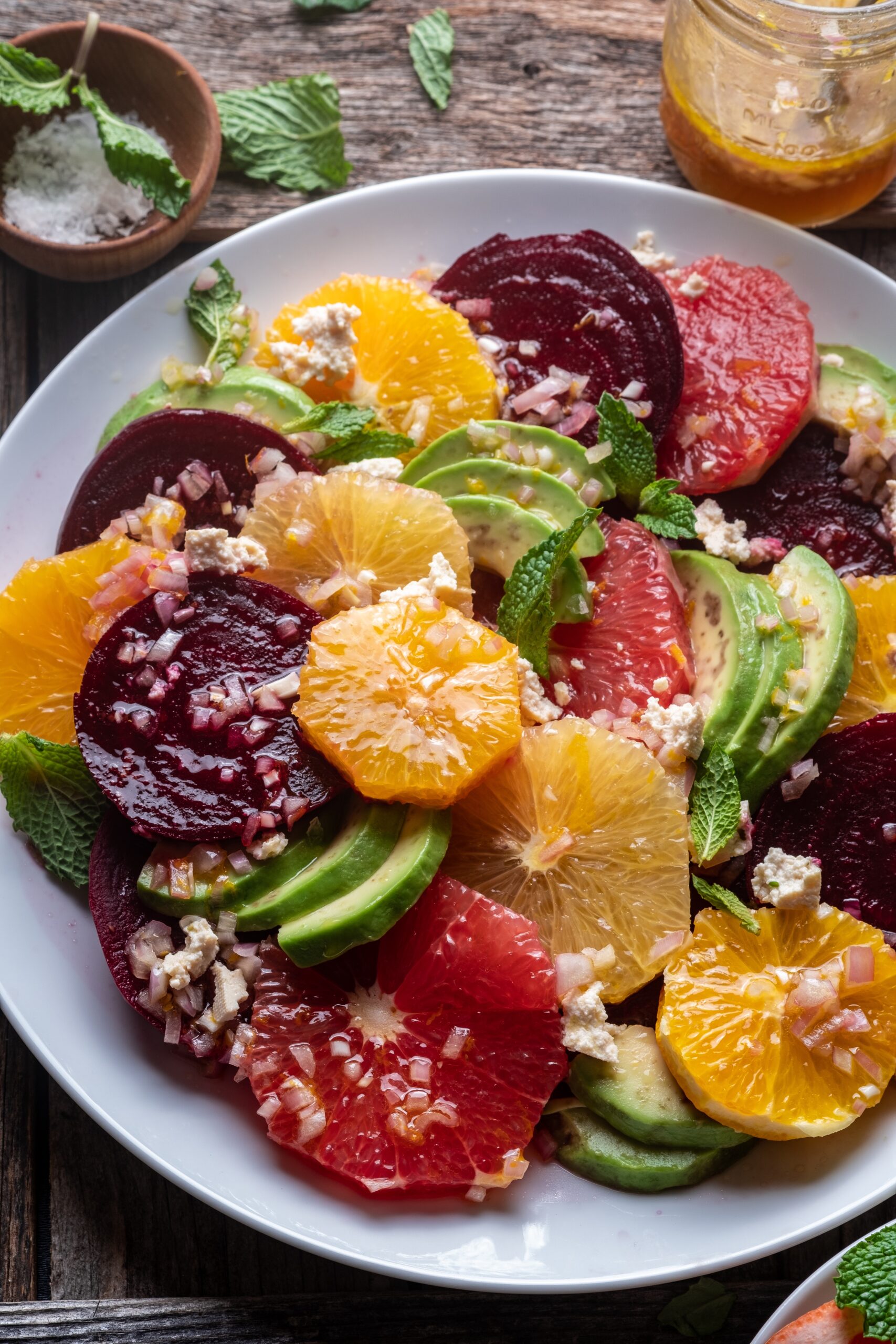 Roasted Beet Salad with Avocado and Citrus