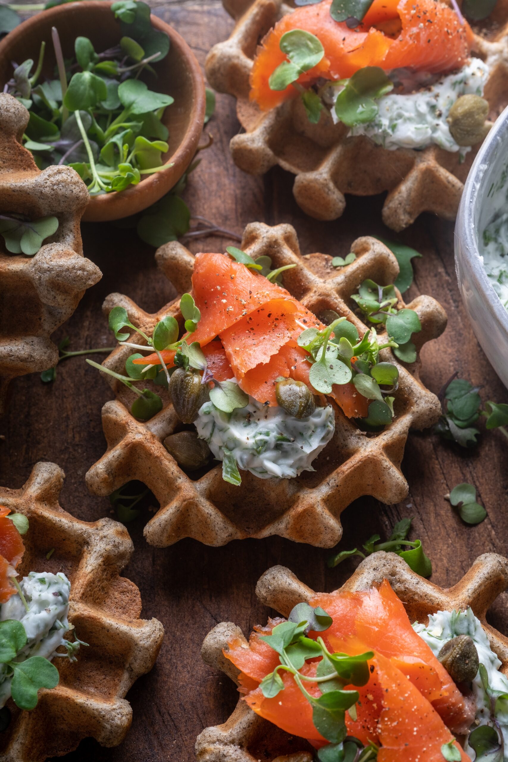 Savory Buckwheat Waffles