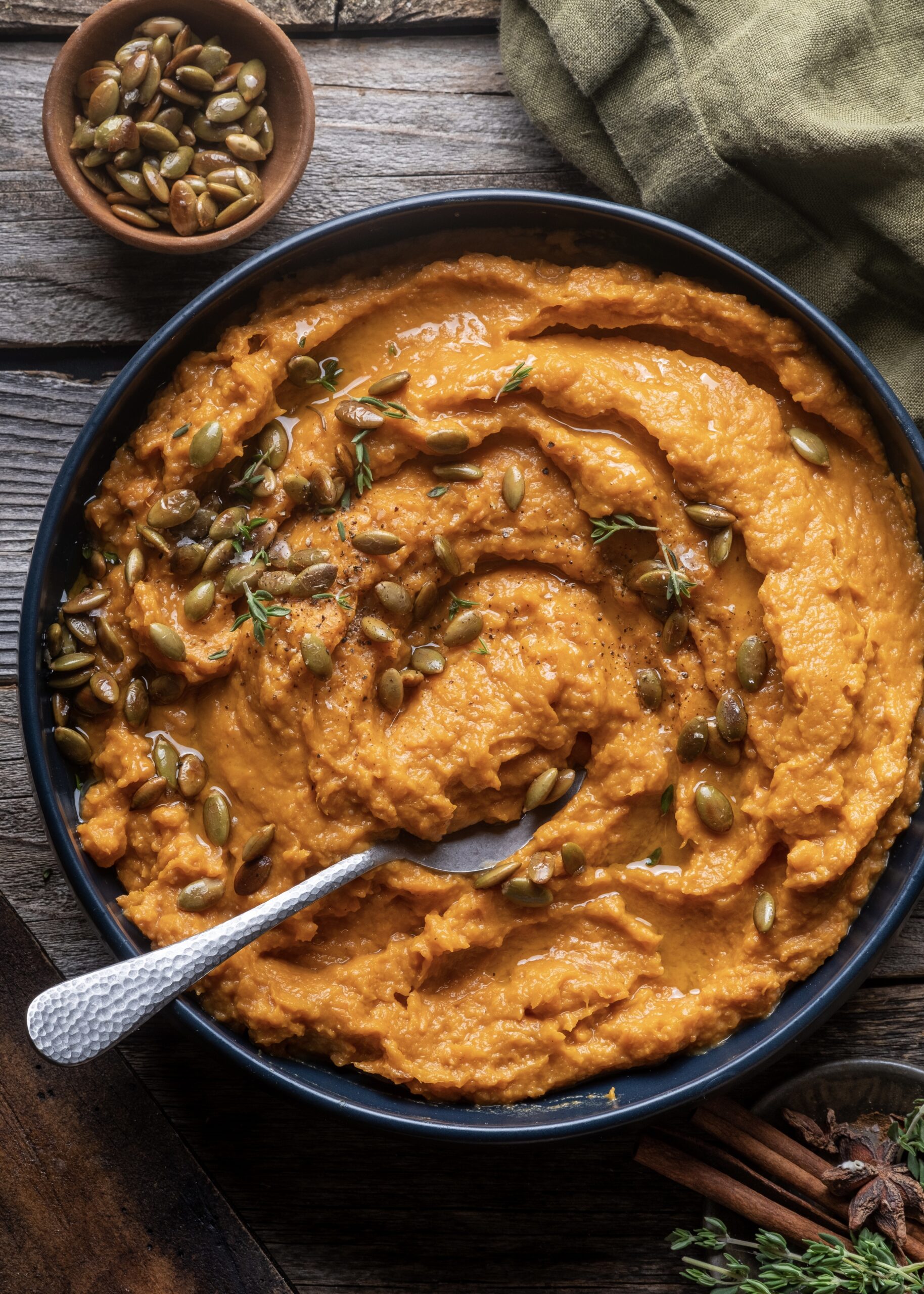 Miso Mashed Sweet Potatoes