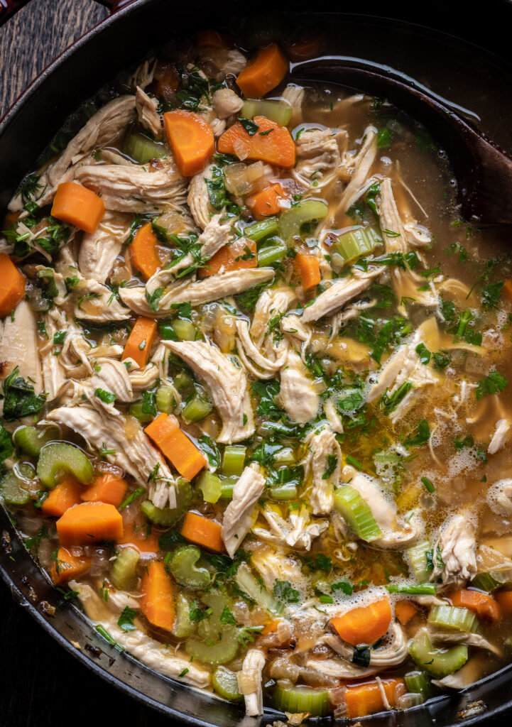 Fresh Herb Chicken Noodle Soup