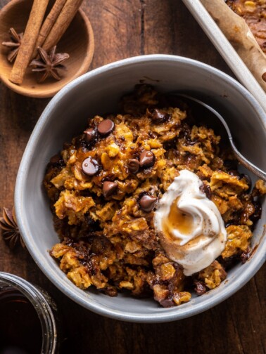 Pumpkin Baked oatmeal