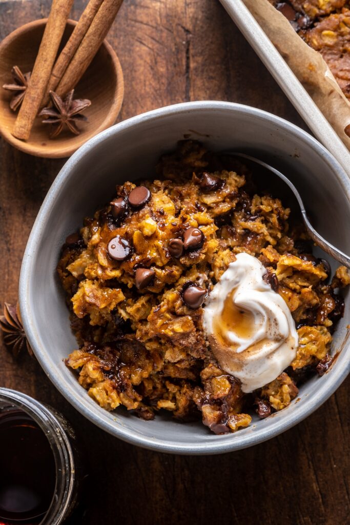 Pumpkin Baked Oatmeal