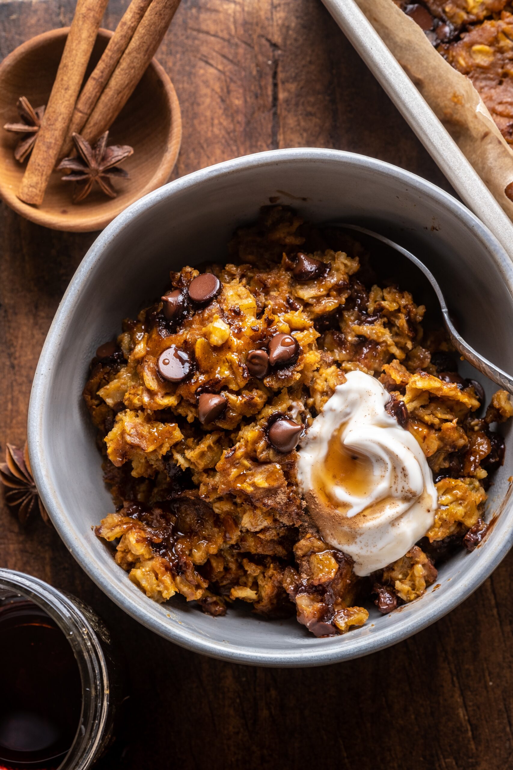 Pumpkin Baked oatmeal