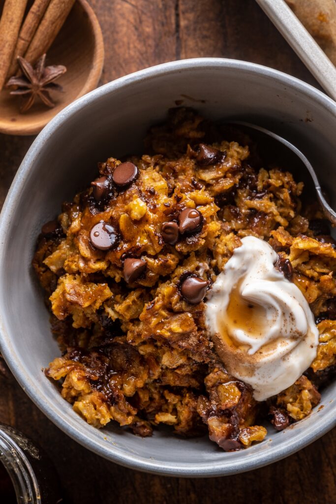 Pumpkin Baked Oatmeal