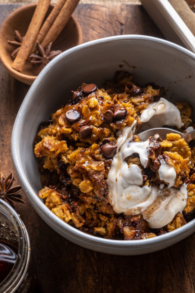 Pumpkin Baked Oatmeal