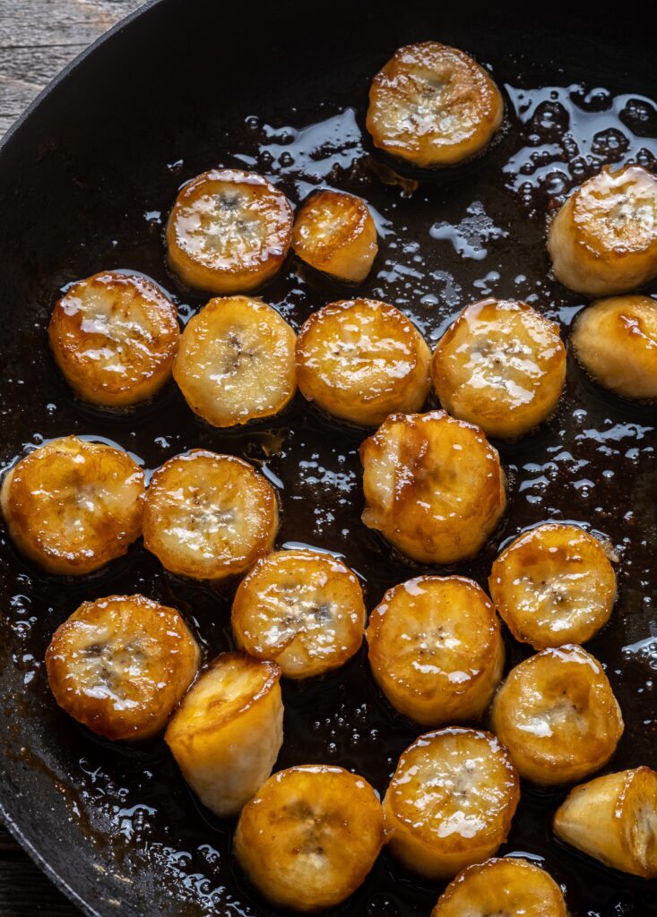 caramelized bananas