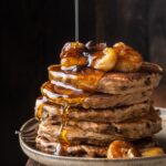 Caramelized Banana Coffee Pancakes