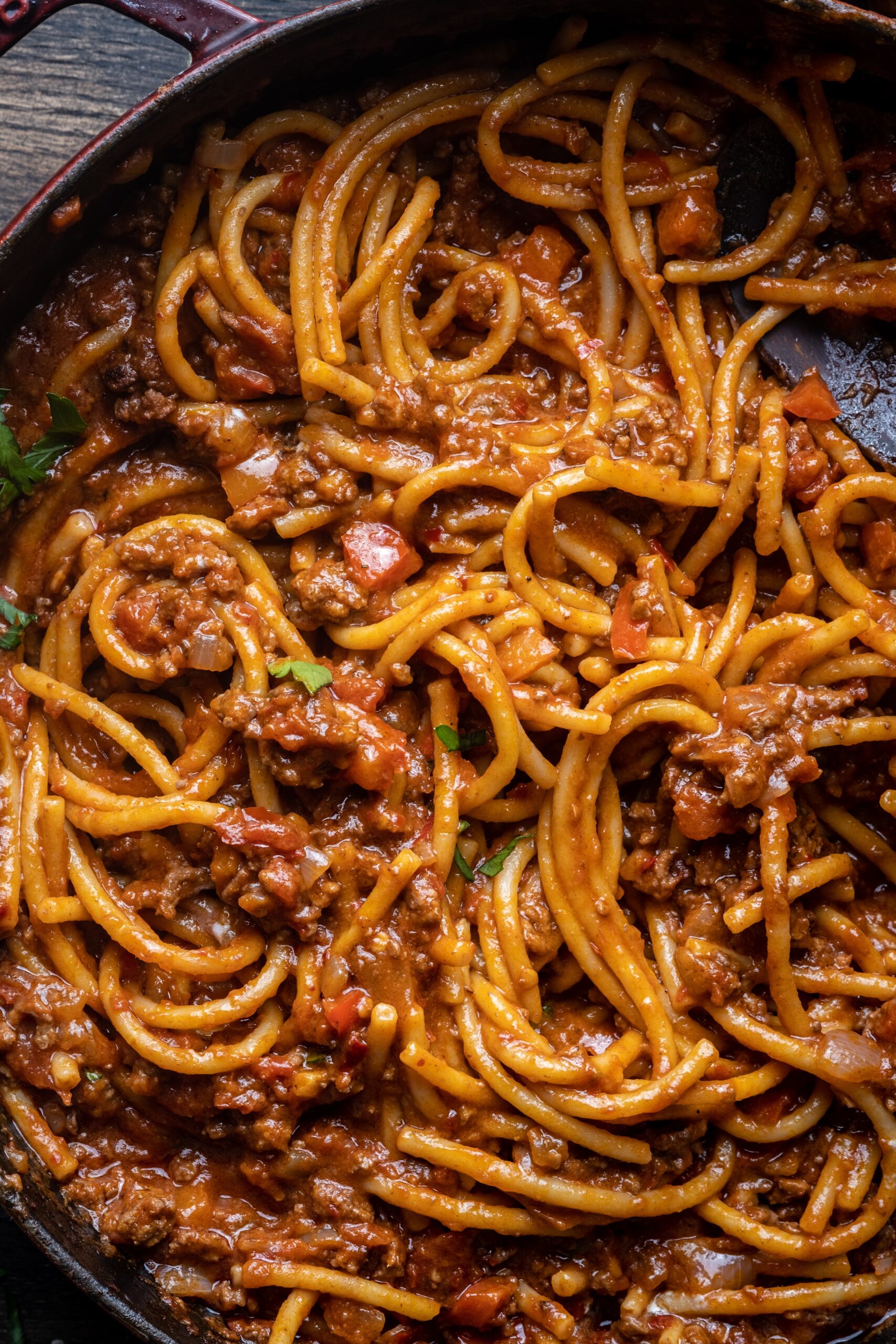 Harissa bolognese sauce
