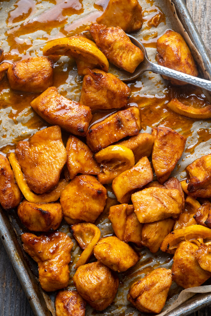 Sheet Pan Chicken Pitas