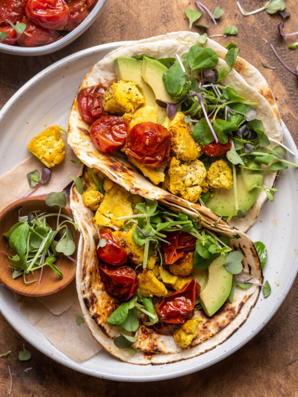 Scrambled Tofu Breakfast Tacos