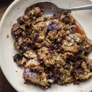 Chocolate Chip Zucchini Baked Oatmeal