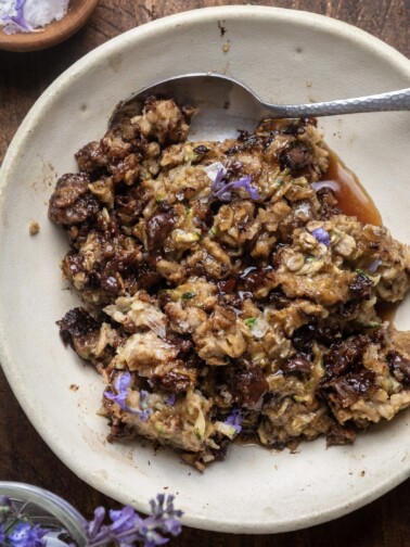 Chocolate Chip Zucchini Baked Oatmeal