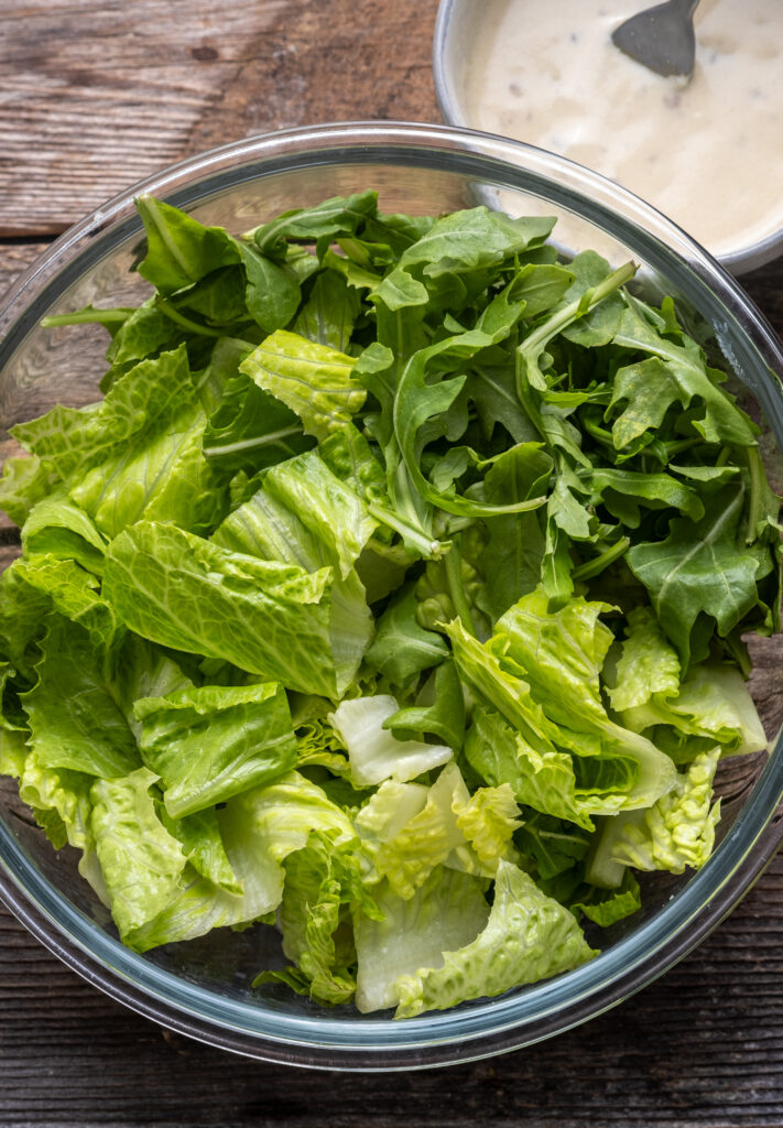 Crispy Potato Caesar Salad