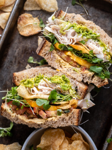 Honey Mustard Turkey Avocado Sandwich