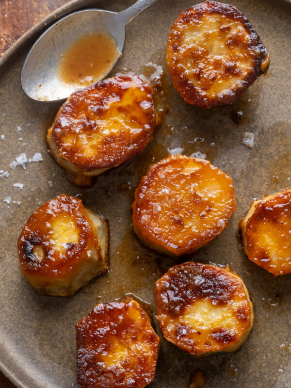 Miso Glazed Melting Sweet Potatoes