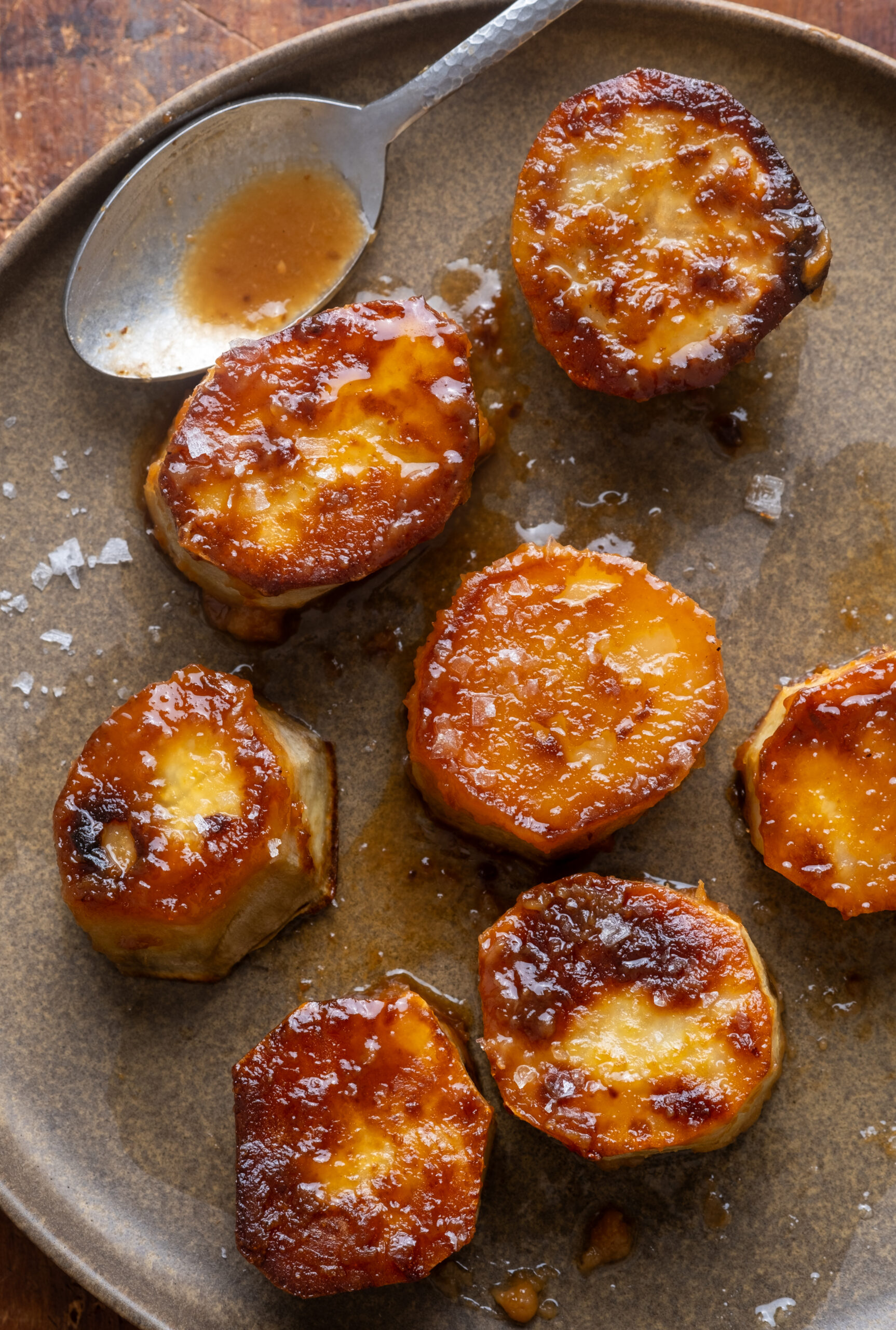 Miso Glazed Melting Sweet Potatoes