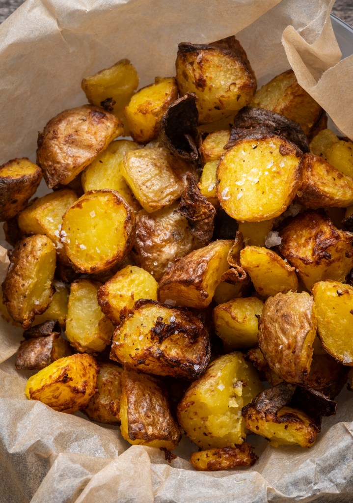 Crispy Potato Caesar Salad