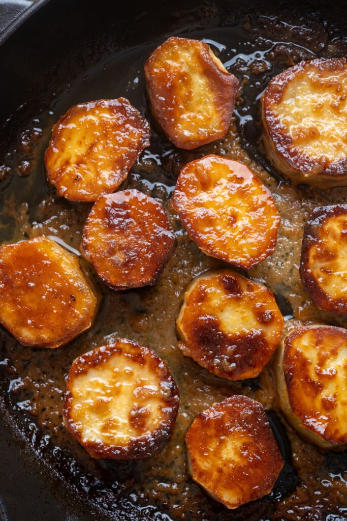 Miso Glazed Melting Sweet Potatoes