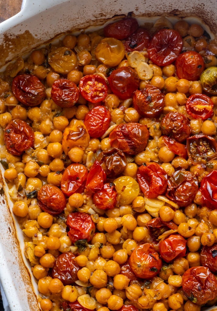  Slow Roasted Tomato and Chickpeas