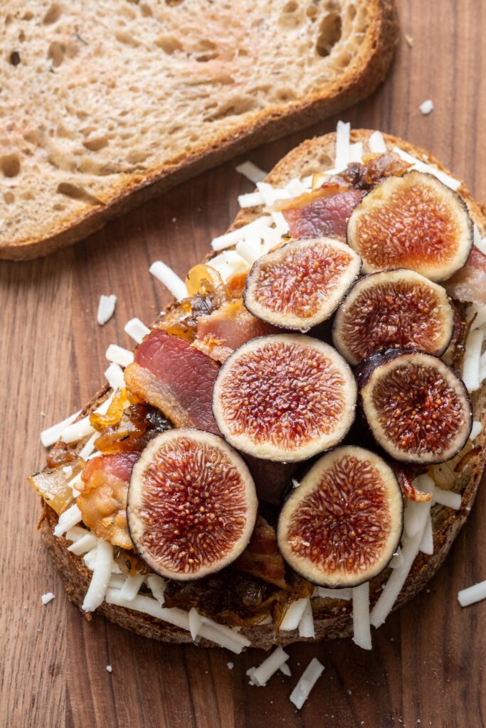 Fig, Bacon & Caramelized Onion Grilled Cheese