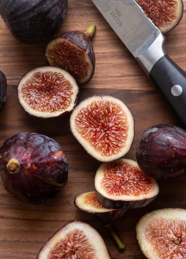 Grilled cheese with fresh figs