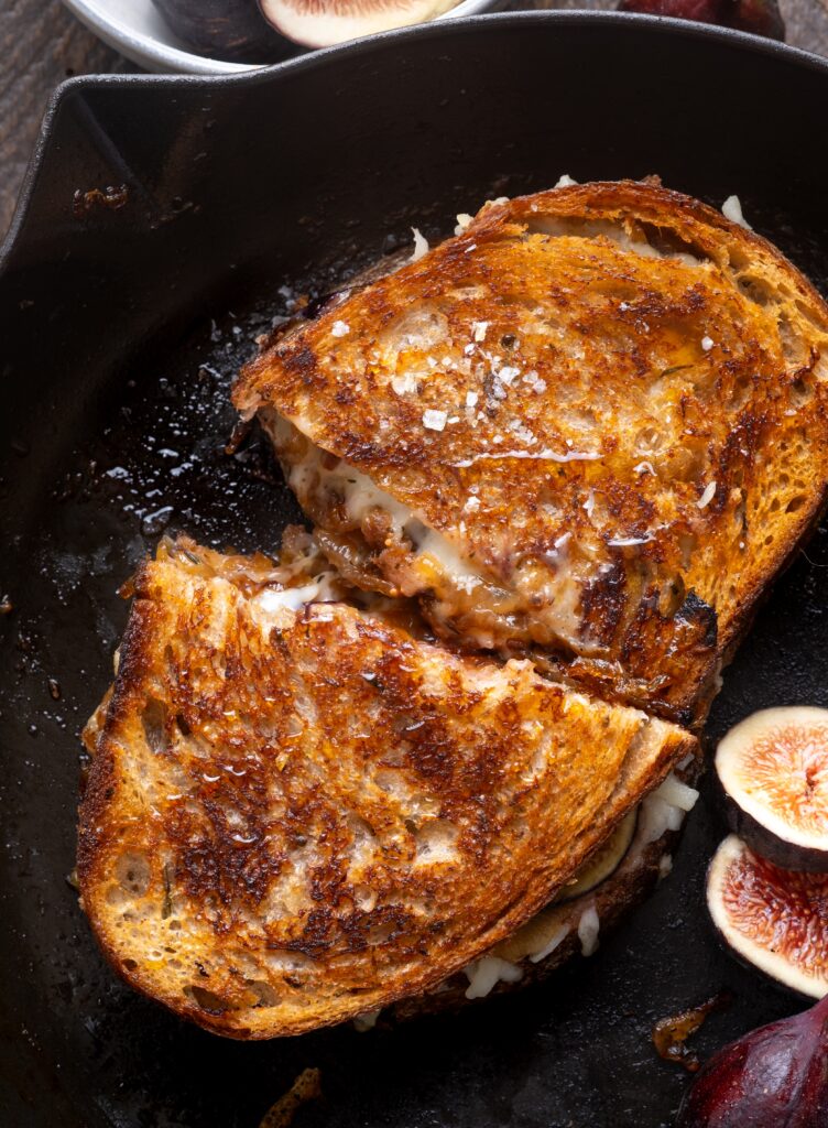 Fig, Bacon & Caramelized Onion Grilled Cheese