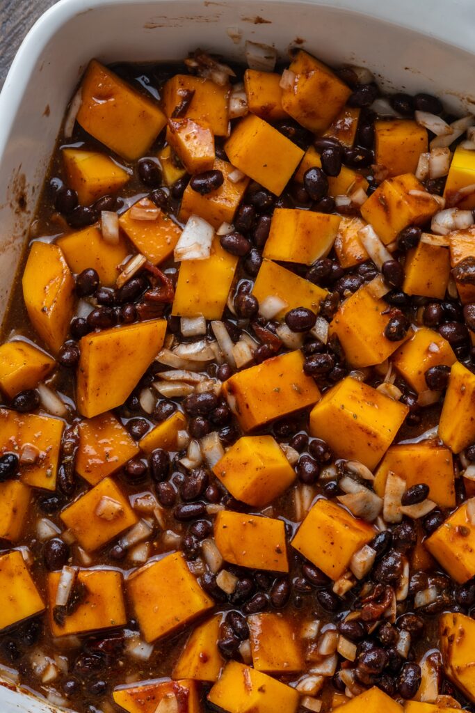 Chipotle Roasted Butternut Squash and Black Beans