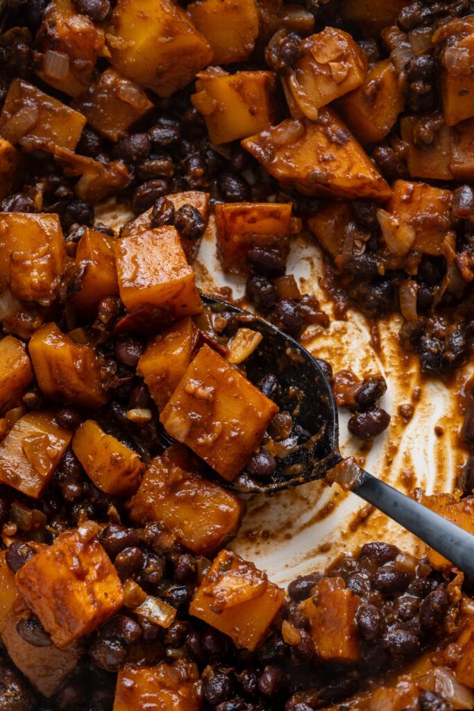 Chipotle Roasted Butternut Squash and Black Beans