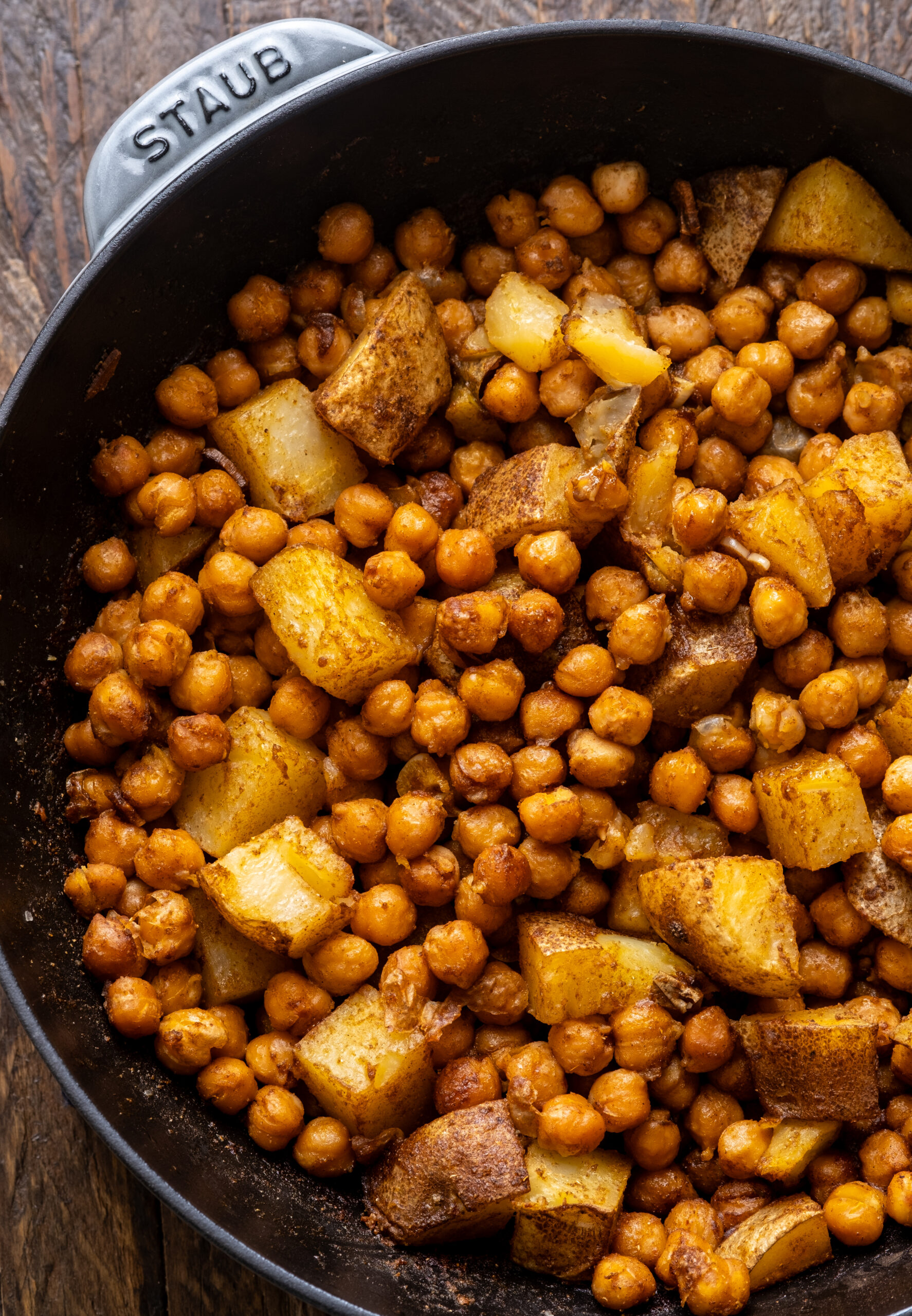 Falafel-Spiced Chickpeas & Potatoes