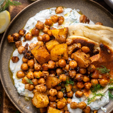falafel spiced chickpeas and potatoes