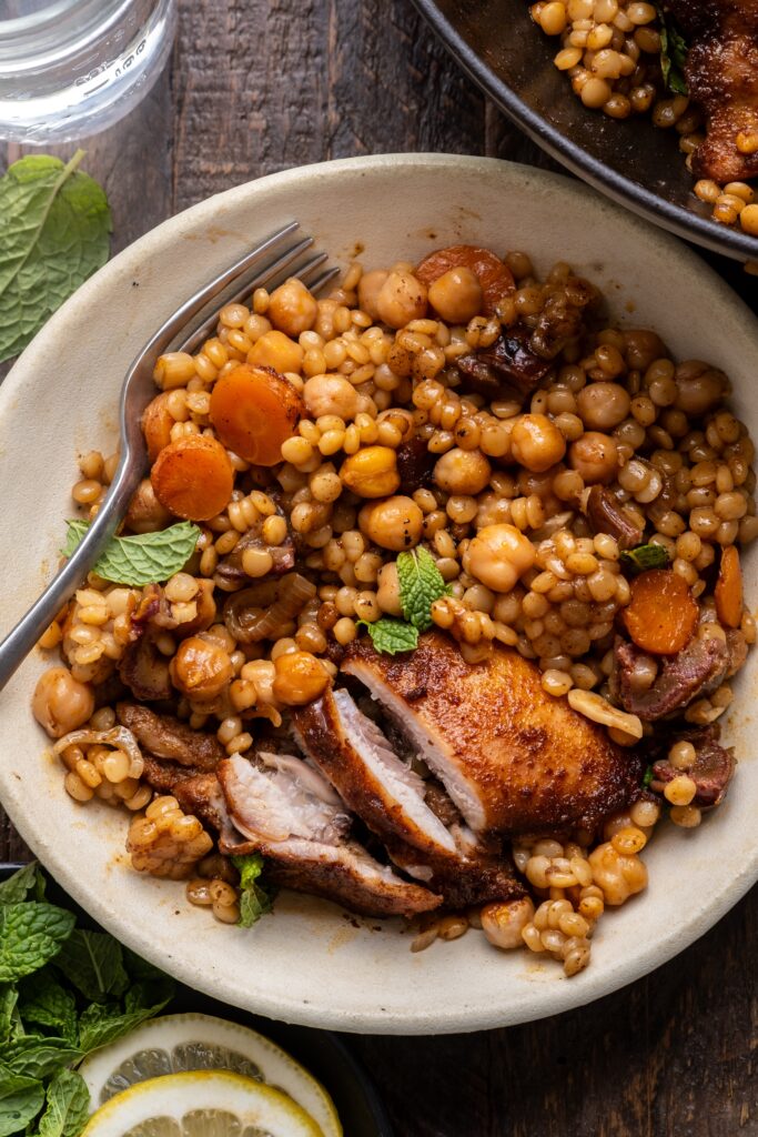 Moroccan-Spiced Chicken and Couscous Skillet