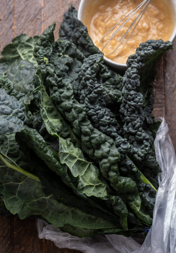 Kale and miso