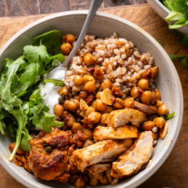 Sun dried tomato chicken and chickpeas