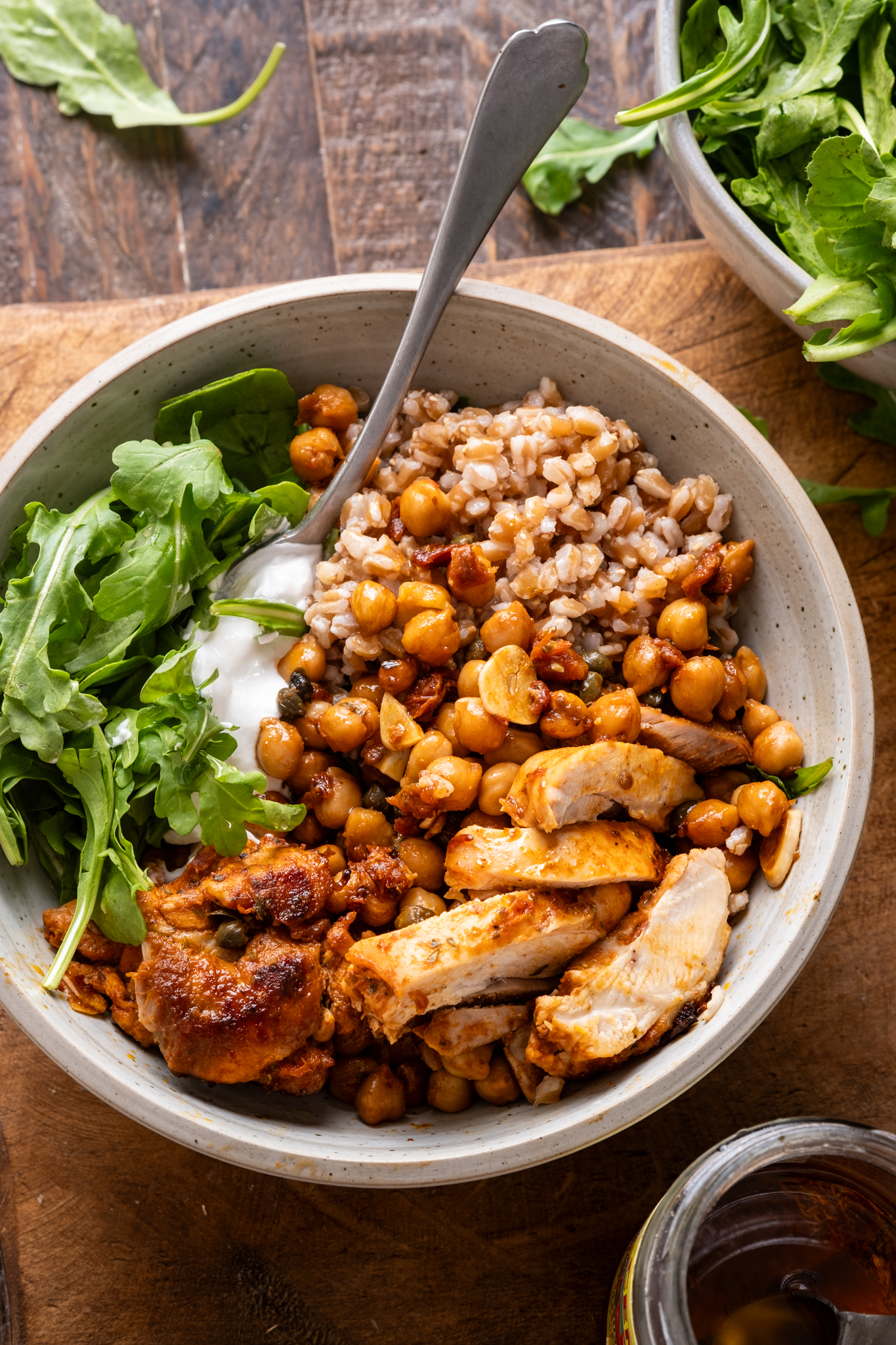Sun dried tomato chicken and chickpeas