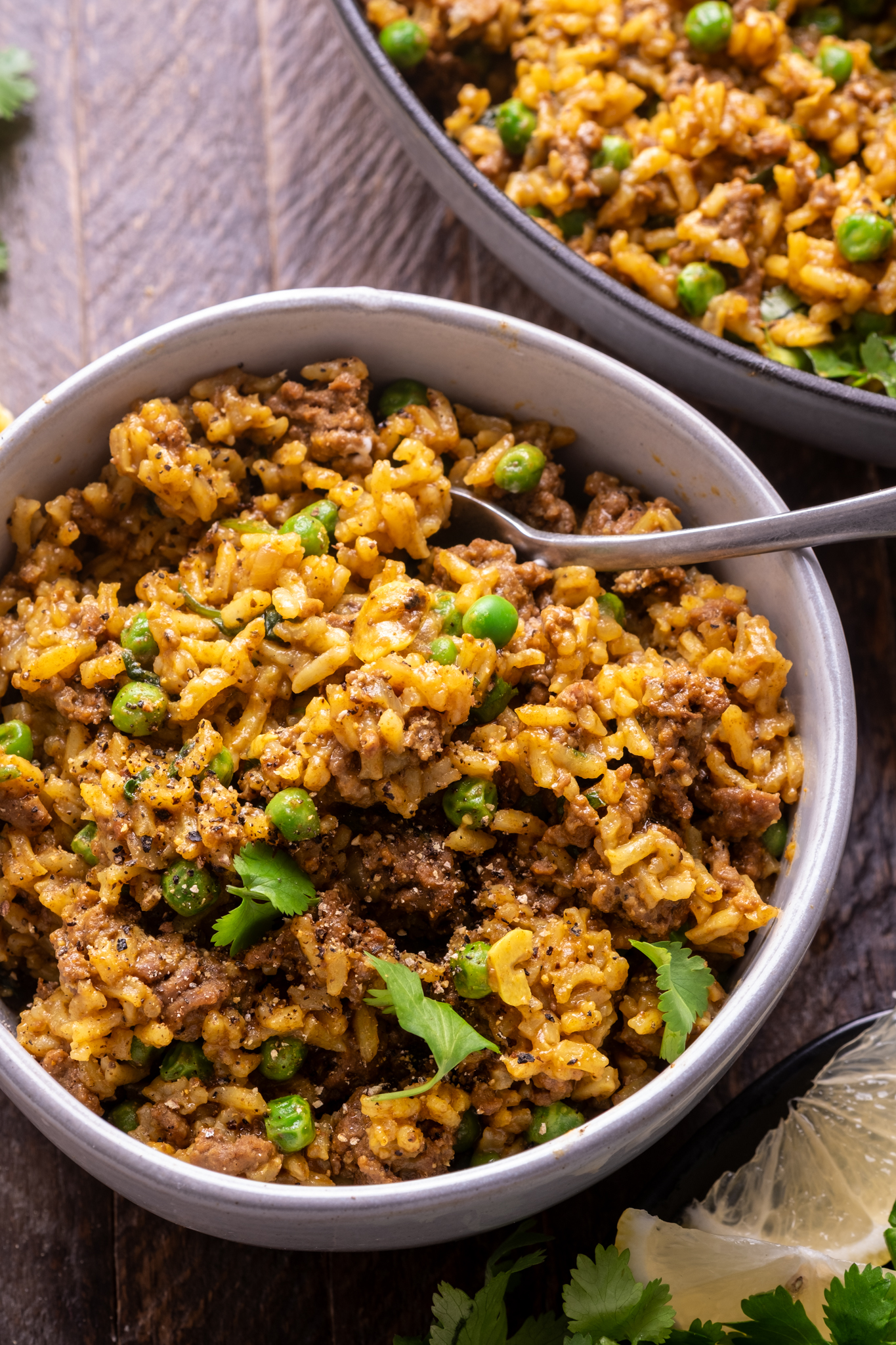 One Pot Curry Beef and Rice