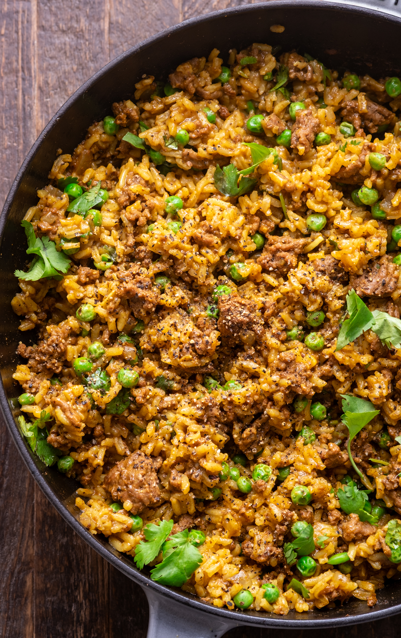 One Pot Curry Beef and Rice