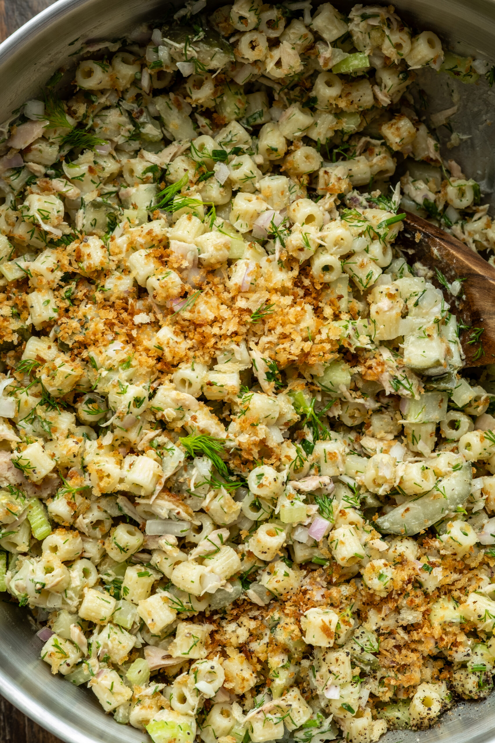 Dill Pickle Pasta Salad