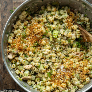 Dill Pickle Pasta Salad