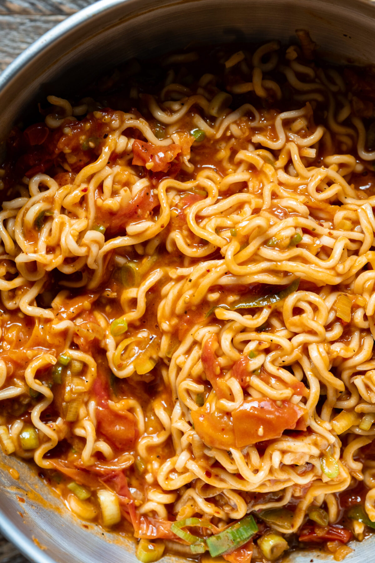 Cold Soy-Marinated Tomato Noodles