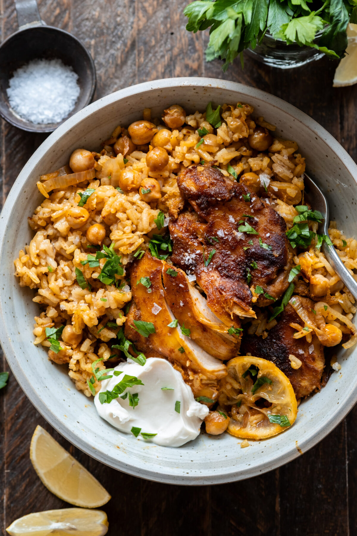 One Pot Chicken Shawarma and Rice