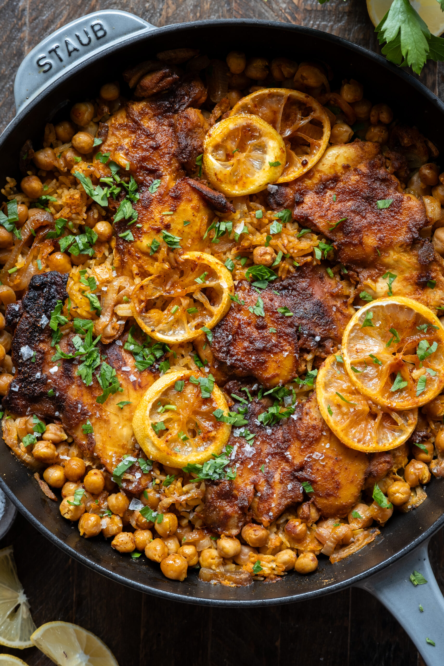 One Pot Chicken Shawarma and Rice