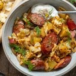 Cabbage and Sausage Sheet Pan-5