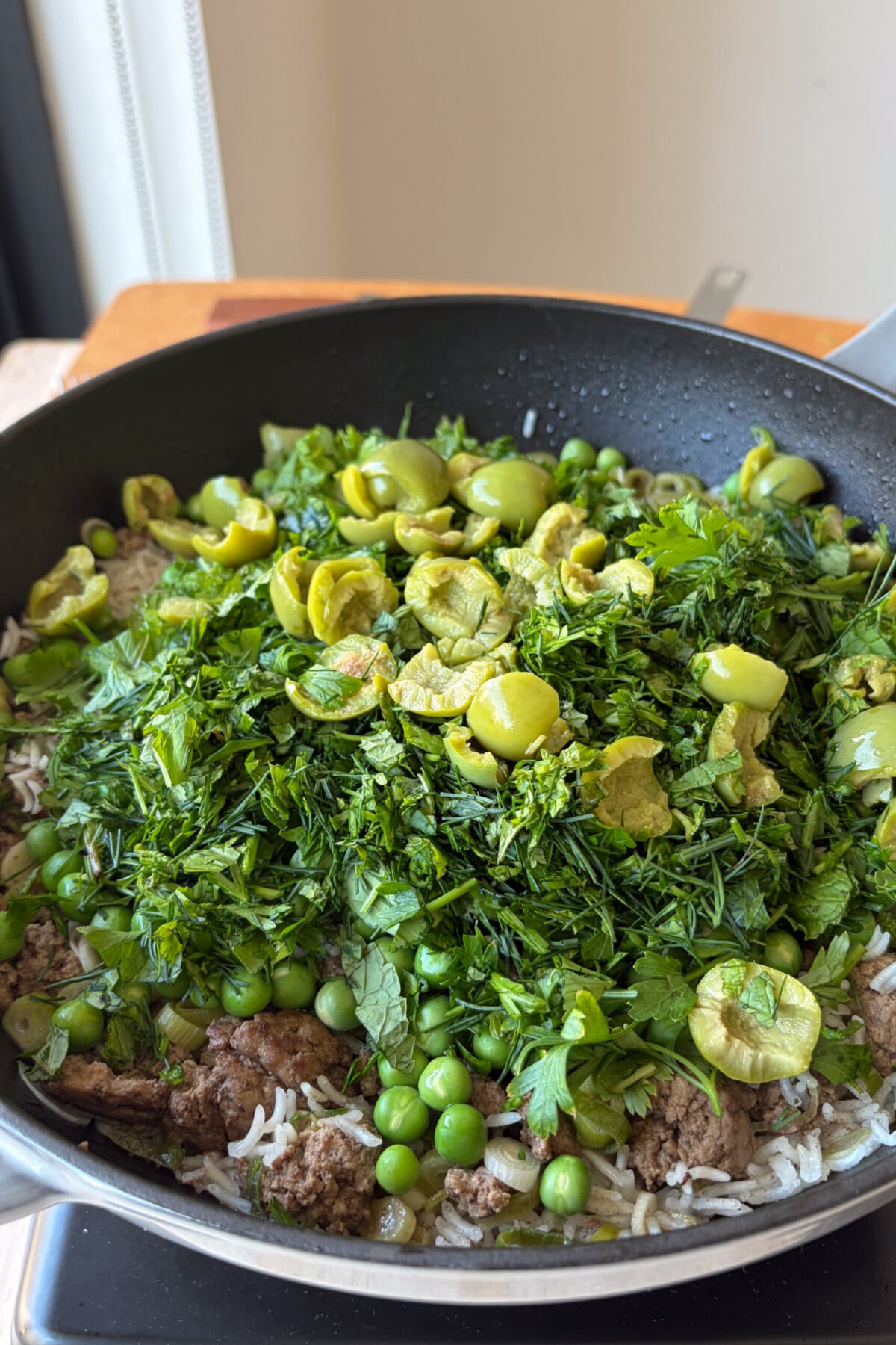 How to make Herby Beef and Rice Skillet 1