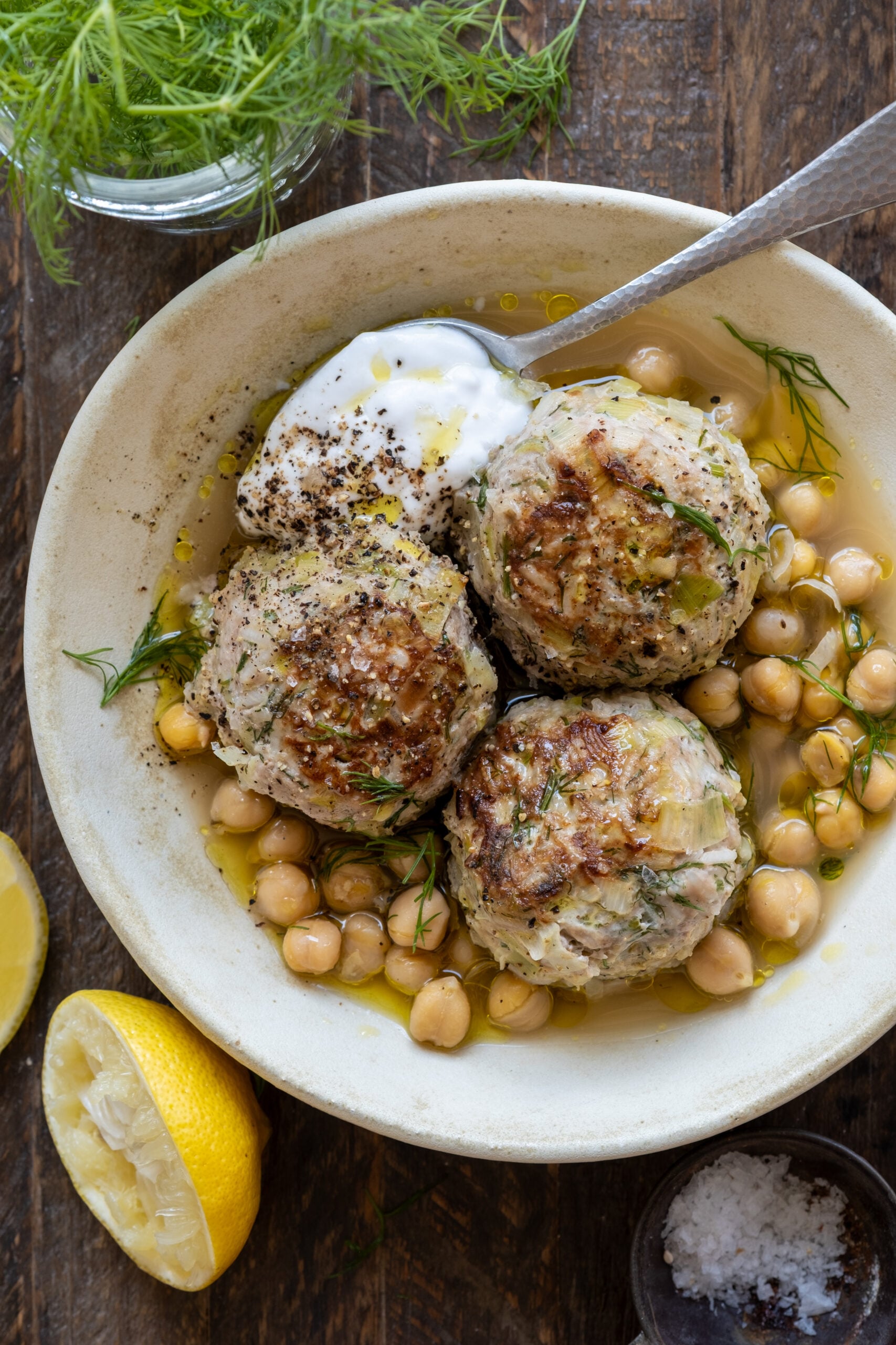 Leek & Rice Turkey Meatballs
