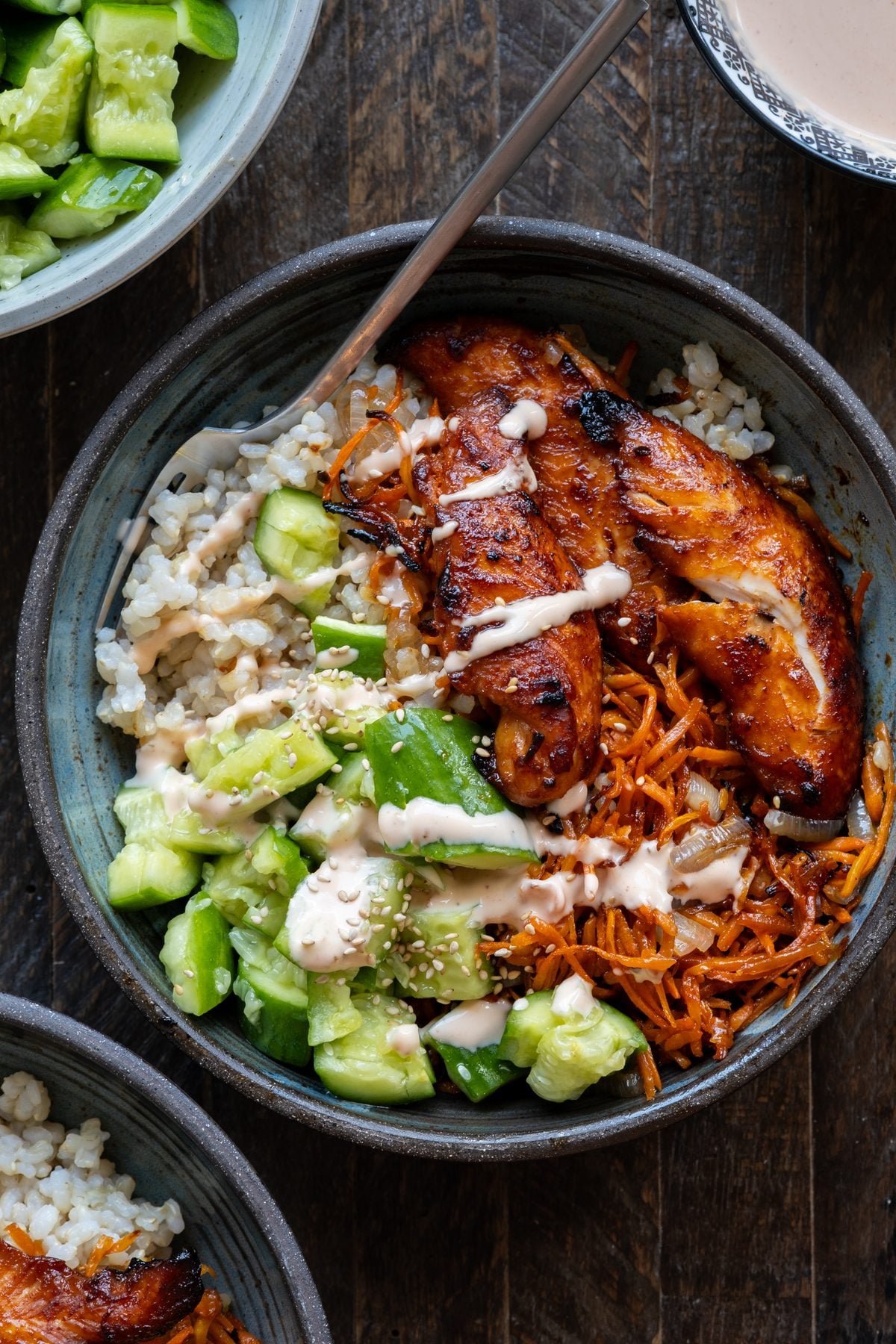 Sheet Pan Gochujang Chicken Bowls
