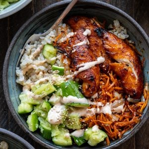 Sheet Pan Gochujang Chicken Bowls