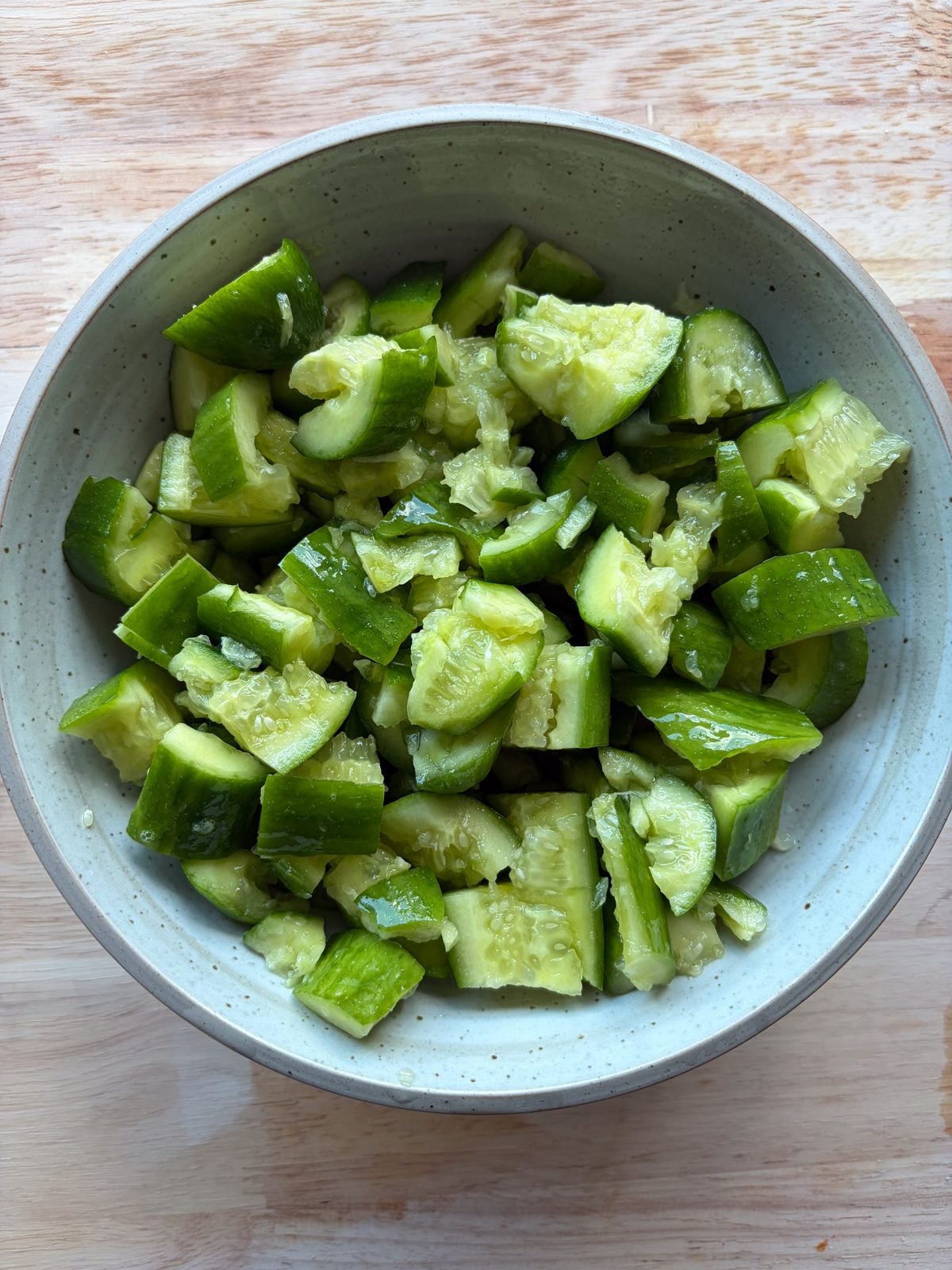 smashed cucumber salad